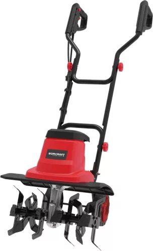 Elektromos kapálógép, Worcraft EH15-400, 1500 W, 40 cm munkaszélesség, 22 cm munkamélység, 400 ford./perc, 6x4 kés, 4 fokozatú mélységállítás, IPX4 védelem