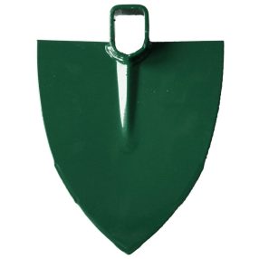 Kerti kapa, zöld, hegyes, 120 cm nyél, acél fej, fa nyél