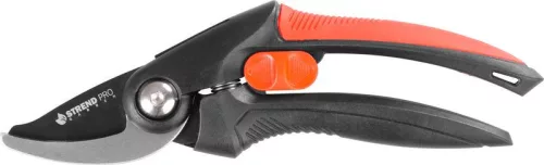 Metszőolló, Strend Pro Garden PS891, fekete/piros, 208 mm, fekete/piros, acél penge, maximum 15 mm átmérő