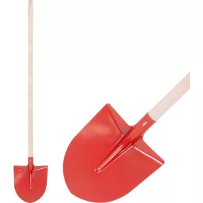   Lapátfej, Strend Pro Garden S510B frankfurti kivitel, piros, 27,5 x 24 cm, acél, íves, nyél nélkül