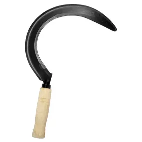   Sarló, Strend Pro Garden Travnik 45, 45 cm, fekete, kovácsolt acél penge, pengehossz: 35 cm, fa nyél