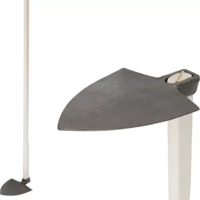  Kerti kapa, Strend Pro Garden, sötétszürke, hegyes, 120 cm nyél, 16 cm munkaszélesség, acél fej, fa nyél
