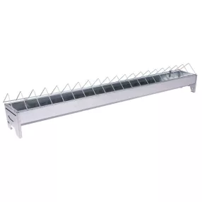   Baromfi etető, Strend Pro Garden KH-100, ezüst, 100 cm, horganyzott, könnyen mosható