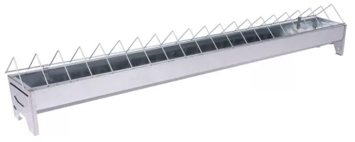 Baromfi etető, Strend Pro Garden KH-100, ezüst, 100 cm, horganyzott, könnyen mosható