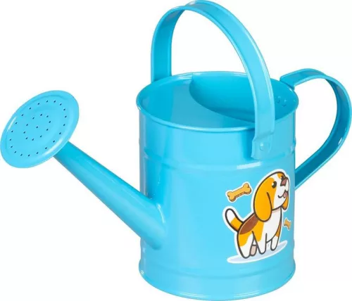 Kerti locsolókanna, Strend Pro Garden, kék, 1,5 l, gyerek, kutya mintás, fém, öntözőrózsával