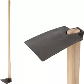   Kerti kapa, Strend Pro Garden, fekete, egyenes, kovácsolt acél fej, fa nyél