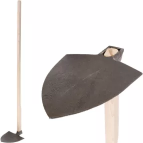   Kerti kapa, Strend Pro Garden Gardex, sötétszürke, hegyes, 120 cm nyél, 18,5 cm munkaszélesség, acél fej, fa nyél