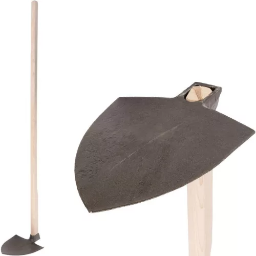 Kerti kapa, Strend Pro Garden Gardex, sötétszürke, hegyes, 120 cm nyél, 18,5 cm munkaszélesség, acél fej, fa nyél