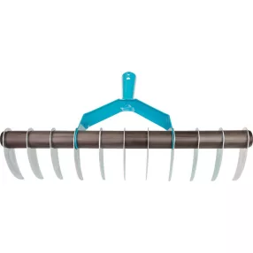   Kerti gereblyefej, Strend Pro Garden R152, 11 fogú, acél, 34 cm munkaszélesség, gyepszellőztető, mohaeltávolításhoz, nyél nélkül