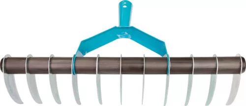 Kerti gereblyefej, Strend Pro Garden R152, 11 fogú, acél, 34 cm munkaszélesség, gyepszellőztető, mohaeltávolításhoz, nyél nélkül