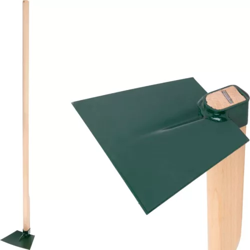 Kerti kapa, Fed, sötétzöld, egyenes, 120 cm nyél, 17,5 cm munkaszélesség, acél fej, fa nyél