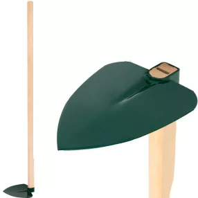   Kerti kapa, Fed, sötétzöld, hegyes, 120 cm nyél, 16,5 cm munkaszélesség, acél fej, fa nyél, szív alakú, 450 g