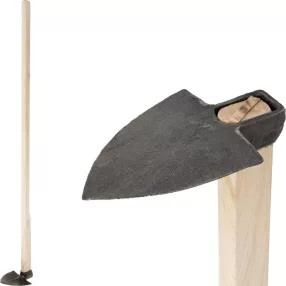   Kerti kapa, Strend Pro Garden, sötétszürke, hegyes, 120 cm nyél, 11 cm munkaszélesség, acél fej, fa nyél