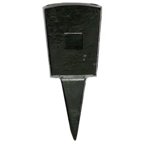   Kaszaverő üllő, Strend Pro Garden Cork WA047, fekete, szögletes kivitel, kovácsolt acél, kasza élezéséhez és kalapálásához