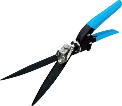 Sövényvágó olló, Aquacraft 350130, kék/fekete, 36,3 cm, műanyag nyél, acél penge, 90°-ban elforgatható