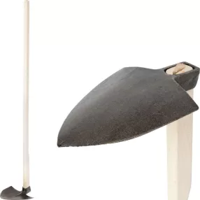   Kerti kapa, Strend Pro Garden, sötétszürke, hegyes, 120 cm nyél, 18 cm munkaszélesség, acél fej, fa nyél