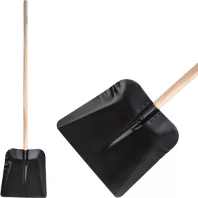   Lapát, Strend Pro Garden Kovo 72, fekete, 125 cm, 36 cm munkaszélesség, acél fej, fa nyél, egyenes