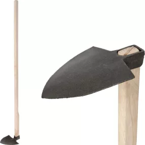   Kerti kapa, Strend Pro Garden, sötétszürke, hegyes, 120 cm nyél, 15 cm munkaszélesség, acél fej, fa nyél