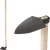 Kerti kapa, Strend Pro Garden, sötétszürke, hegyes, 120 cm nyél, 15 cm munkaszélesség, acél fej, fa nyél