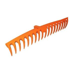   Kerti gereblyefej, Strend Pro Premium Multi-Click GAR, narancssárga, 18 fogú, nejlon, 58 cm munkaszélesség, nyél nélkül