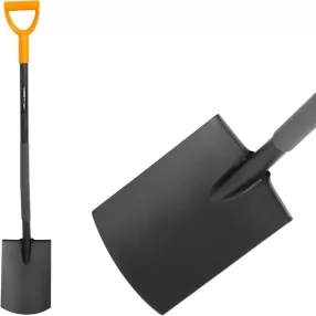   Ásó, Strend Pro Garden ErgoLine1200, egyenes fej, 120 cm, fekete, acél fej, acél nyél, D markolat