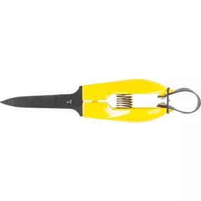   Kézműves olló, Rostex 2405, sárga/fekete, 160 mm, acél penge, éles vágóél, precíz vágás (TC211455)