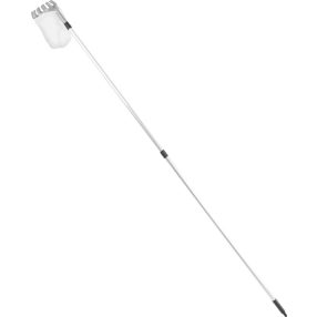   Gyümölcsszedő, Strend Pro Garden GT7007, ezüst, teleszkópos nyél, 134-240 cm, alumínium nyél, vászonkosár