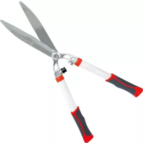   Sövényvágó olló, Aquacraft 371216, fehér/szürke, 69,6 cm, alumínium nyél, acél penge, maximum 16 mm átmérő