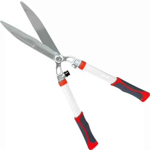 Sövényvágó olló, Aquacraft 371216, fehér/szürke, 69,6 cm, alumínium nyél, acél penge, maximum 16 mm átmérő