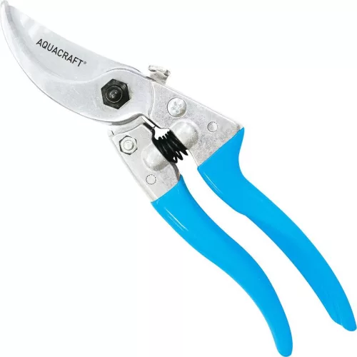 Metszőolló, Aquacraft 340160, kék, 260 mm, alumínium test, acél penge, maximum 14 mm átmérő
