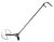 Kézi saraboló, Fed 501, 150 cm, 27 cm kerék, mobil, 3 cserélhető ekevas (14 / 20 / 32 cm), acél