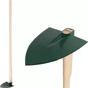   Kerti kapa, Fed, sötétzöld, hegyes, 120 cm nyél, 16,5 cm munkaszélesség, acél fej, fa nyél