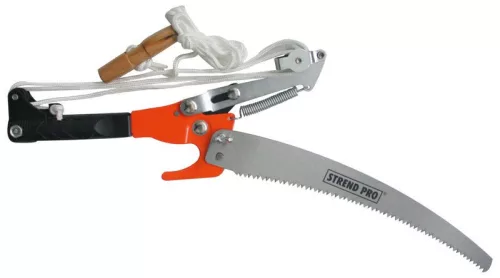 Ágvágó olló, Strend Pro Garden KT2672, narancssárga-fekete, rúdra szerelhető, fűrésszel, köteles mechanika, rúd nélkül