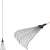 Lombseprű, gereblye, Strend Pro Garden, fekete, 18 fogú, acél fej, fa nyél, 22,5 cm munkaszélesség, 200 cm nyél