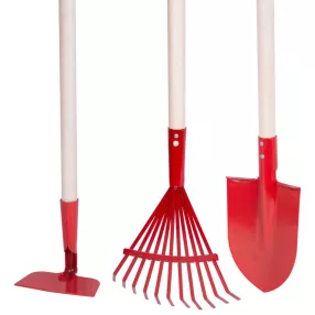   Kerti szerszámkészlet, Strend Pro Garden Herrison 9357G, 3 db, 90 cm, 1 gereblye, 1 lapát, 1 kapa