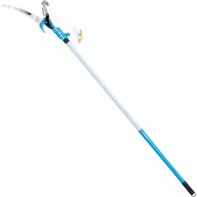   Ágvágó olló, Aquacraft 320070, kék/fehér, teleszkópos rúddal, fűrésszel, 180-300 cm, alumínium nyél, acél penge, köteles mechanika