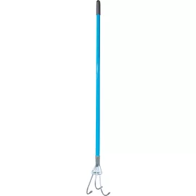   Kézi kultivátor, Aquacraft 380392, kék, acél, talajlazító, egyenes nyél, 3 karom