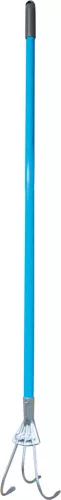 Kézi kultivátor, Aquacraft 380392, kék, acél, talajlazító, egyenes nyél, 3 karom