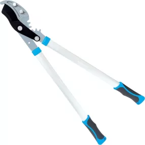   Ágvágó olló, Aquacraft 360703, fehér, 78,3 cm, alumínium nyél, acél penge, maximum 42 mm átmérő, fogasáttételes