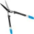 Sövényvágó olló, Aquacraft 370392, sötétszürke, 73,5 cm, üvegszálas nyél, acél penge, PowerPlus váltókar