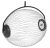 Gyümölcsgyűjtő kosár, Strend Pro Garden OD-50206B, ezüst, 24,5 × 21,5 cm, dióhoz és gyümölcshöz, nyél nélkül