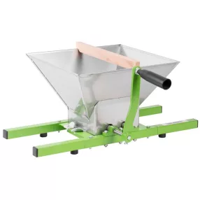   Gyümölcsdaráló, Strend Pro Garden OD-53207, 7 l, tölcsér: 31 × 35 cm, teljes méret: 57 × 20 × 24 cm, rozsdamentes acél, kézi hajtás