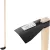 Kerti kapa, Strend Pro Garden, fekete, egyenes, 120 cm nyél, 11 cm munkaszélesség, acél fej, fa nyél