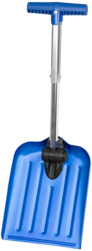 Autóhólapát, Strend Pro, kék, 30 x 60 cm, összecsukható, teleszkópos, eloxált alumínium, penge 20 × 26 cm