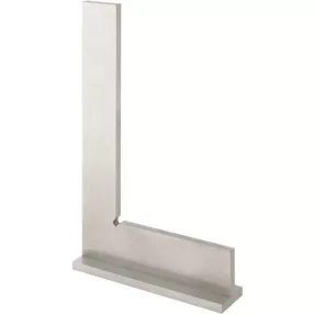   Derékszög, Format 4604-0200, szürke, 20 cm, acél, ütközős, DIN 875