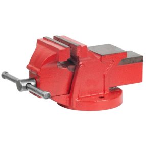   Asztali lakatos satu, Strend Pro Cork BV0110, piros, maximum 150 mm, lakatos kivitel, orsós, asztalra szerelhető, üllővel