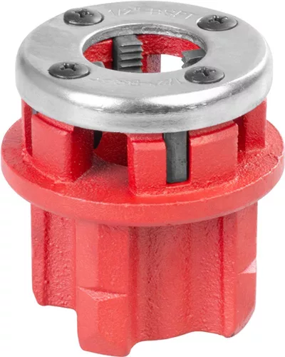 Kézi menetvágó fej, Strend Pro A0233A, piros, 1/2" csőmenet vágásáhhoz, racsnihoz rögzíthető