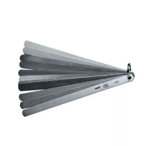 Hézagmérő, Vogel 437207, acélszürke, 20 db lap, mérési tartomány: 0,05–1,00 mm