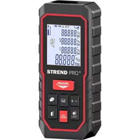   Lézeres távolságmérő, Strend Pro S8C-50M, fekete, 50 m hatótáv, IP54 védettség, akkumulátoros 3,7 V 4200 mAh Li-ion, USB-C töltés