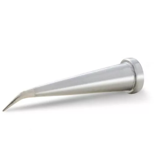 Forrasztóhegy, Weller LT-1LX, ezüst, hajlított kúpos, csúcsméret: 0,2 mm